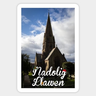 Nadolig Llawen - Welsh Church Sticker